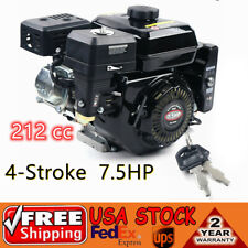 4-Stroke 7.5HP Electric Start Go Kart Log Splitter Gas Engine Motor Power 212CC picture