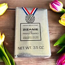 RARE Vintage Original Formula Zizanie Men's 3.3oz French Milled Bar Soap picture