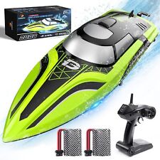 DEERC 2.4Ghz RC Racing Boat 30min High Speed Remote Control Boat Gift Adult Kid picture
