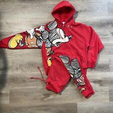 CHAMPION x Disney Mickey Mouse Doodle Mens Hoodie Men's Size Large picture