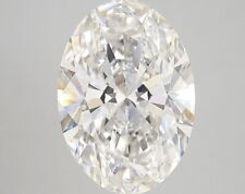 Lab-Created Diamond 5.55 Ct Oval G VS2 Quality Excellent Cut IGI Certified picture