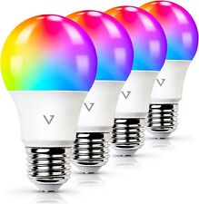 4 Pack Smart Light Bulb WiFi LED A19 9W E26 DIMMABLE MULTI COLOR TUNABLE WHITE picture