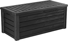 Westwood 150 Gal Plastic Outdoor Patio Deck Box for Backyard Decor Furniture  picture