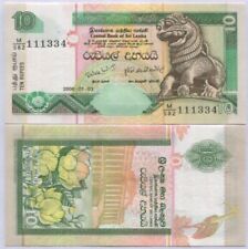 Sri Lanka 10 Rupees 2006 P 108 f UNC picture