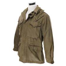 VINTAGE US ARMY M-1943 M43 FIELD JACKET WITH HOOD 1940S WW2 SIZE 36R picture