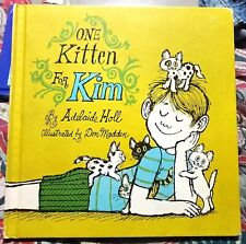 Vintage 1969 ONE KITTEN FOR KIM Book By Adelaide Holl Weekly Reader Hardcover LN picture