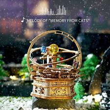 ROKR 3D Wooden Puzzle DIY Orrery Music Box Starry Night Model Kits Craft Gift picture