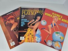 Playboy Special Edition International Playmates Magazine Lot (1987, 1992 & 1993) picture
