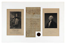 George Washington Authentic Signed & Matted 1786 4.75x10 Document BAS #AB76860 picture