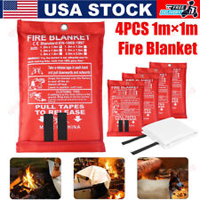 4x Large Fire Blanket Fireproof For Home Kitchen Office Caravan Emergency Safety picture