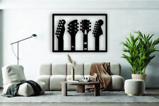 Guitar wall art / man cave / Acrylic art / music picture