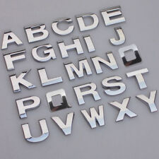 A-Z Alphabet Letter Car Auto Personalized Sticker Self Adhesive Badge Emblem 3D  picture