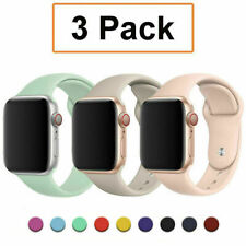 3 Pack For Apple Watch 8-1 iWatch SE 38/40/42/44/49mm Silicone Sport Band Strap picture