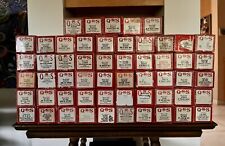 Lot of 55 Vintage QRS Player Piano Word Rolls, Good Condition picture