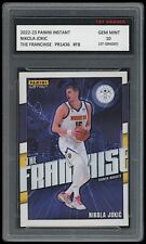 NIKOLA JOKIC 2022-23 PANINI INSTANT THE FRANCHISE 1ST GRADED 10 NBA CARD NUGGETS picture