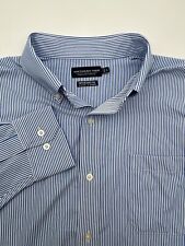 Mens Southern Tide Intercoastal Performance L/S  Blue Striped Shirt Size Large picture