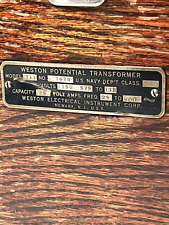 Weston Electrical Potential Transformer Model 311 No. 7678 Type 2 Made 1957 picture