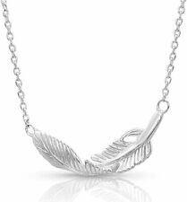 Montana Silversmiths Turning Feather Pendant Necklace picture