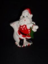 Vintage Unmarked Santa Bank Stocking w/Doll picture