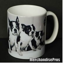 CUTE BOSTON TERRIER 'BATH TIME BOSTONS' COFFEE MUG COFFEE CUP MICROWAVE SAFE NEW picture