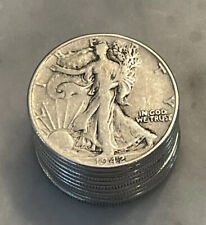 [Lot of 10] Walking Liberty Half Dollar - 90% Silver Choose How Many Lots of 10 picture