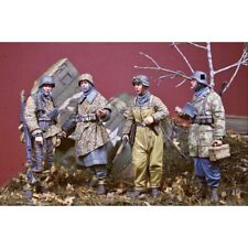 1/35 resin figures model WW II German soldiers 4 man unassembled unpainted picture
