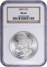 1889-S Morgan Silver Dollar MS64 NGC picture
