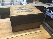 Rare Vintage Jensen M20 Speaker Wood Shipping Crate Primitive Box Capehart, picture