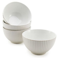 American Atelier Fluted Cereal Bowls | Set of 4 22-Ounce  - White picture