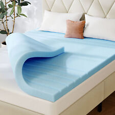 3, 4 inch Cooling Gel Memory Foam Mattress Topper Twin Full Queen King Size Pads picture