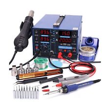 YIHUA 853D 2A USB SMD Hot Air Rework Soldering Iron Station, DC Power Supply ... picture