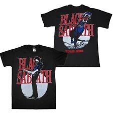 Black Sabbath Band Music Tour 1986 Retro Vintage Black T-Shirt Gift Fans picture
