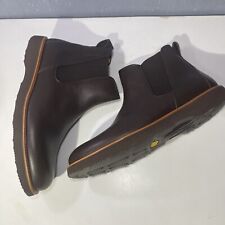 Samuel Hubbard Men’s 11 M 24 Seven 2.0 Dark Brown Leather Boots w/ Zipper picture