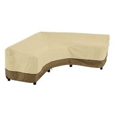 Classic Accessories Veranda V-Shaped Sectional Lounge Set Cover Pebble Earth  picture