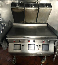 Taylor Crown C810-23 Electric Three Double Sides Upper Platen Grill picture
