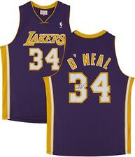 Shaquille O'Neal Lakers Signed Mitchell & Ness Purple 1999-2000 Swingman Jersey picture
