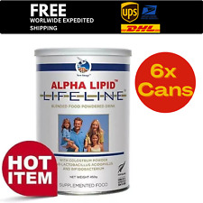 6 Cans Lifeline Lipid Alpha Colostrum Powder Milk Blended 450g Powdered Drink picture