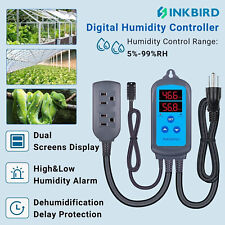 Inkbird Humidity Controller Wired Thermostat Murshroom Hydroponics Grow 110V C/F picture