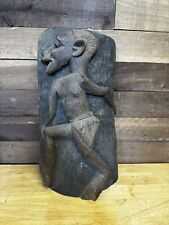 Antique African Tribal Wood Panel  picture