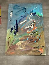HILDA EPNER 1929-2023 AWESOME ABSTRACT 24”x36”  COA picture