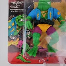 Genghis Frog MOC - Vintage Playmates 1989 TMNT Ninja Turtles Figure Unpunched picture