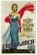 Casablanca - Vintage Movie Poster - Bogart - Ingrid Bergman - US Release picture