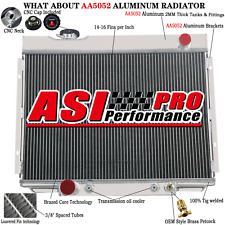 4 Row Aluminum Radiator For 1967-1969 Ford Mustang Grande Mach I 6.4L 7.0L V8 picture
