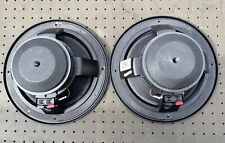 Classic Pair (2) JBL 10” 127H-1 Woofer Speakers - new Surrounds 6.5 DCR 4410A picture