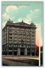 Milwaukee Wisconsin WI Postcard Germania Building Exterior c1910 Vintage Antique picture