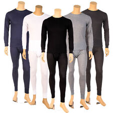 Mens 2PC Thermal Underwear Set Top Bottom Long John Waffle New Johns Pants New picture