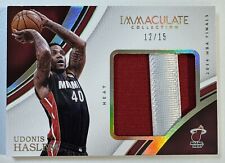 2016-17 Panini Immaculate Udonis Haslem Special Events Finals Prime Patch #/15 picture