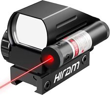 Hiram 1x22x33 Holographic Reflex Scope Sight with 4 Reticles Red and Green Dot w picture