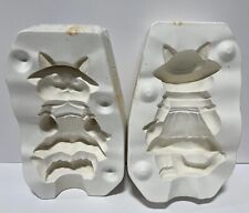 Vintage Cat Sewing Kit Slip Casting Ceramic Mold Clay Magic Inc #J729 picture
