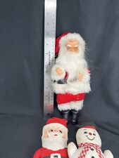 Vintage Knickerbocker Santa & Snowman Holiday Santa Japan & Tags picture
